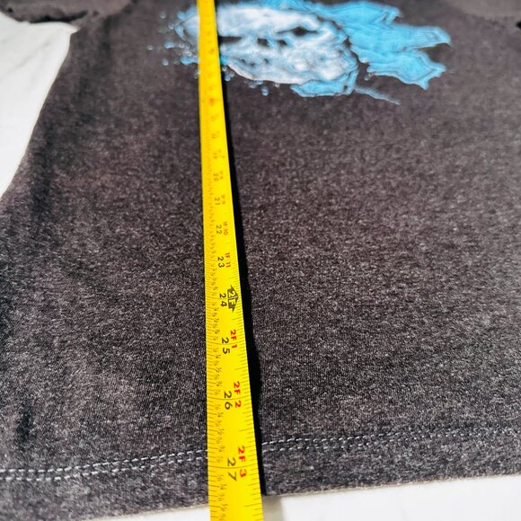 Gears of War Gray T-Shirt - Front Graphic Skull Gear - Size Small - Microsoft - Picture 5 of 7